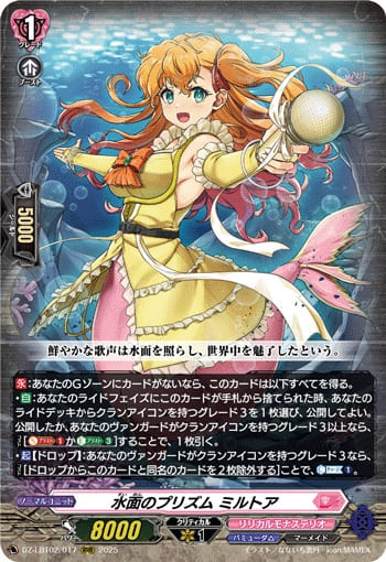 水面のプリズム ミルトア