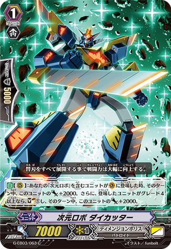 次元ロボ ダイカッター