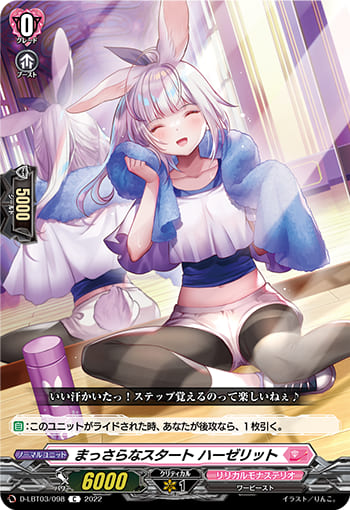 まっさらなスタート ハーゼリット